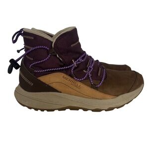 Merrell Bravada 2 Thermo Demi Waterproof Winter Hiking‎ Boots Women's 10.5 Brown
